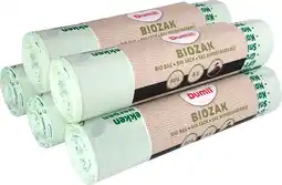 Bol.com Biozakken 60 liter groen - 40 zakken - 60x80 cm - 5 rollen à 8 zakken aanbieding