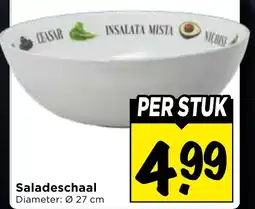 Vomar Voordeelmarkt Saladeschaal aanbieding