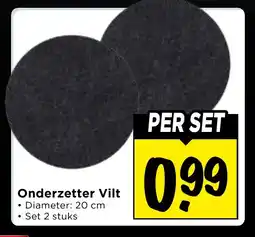 Vomar Voordeelmarkt Onderzetter Vilt aanbieding