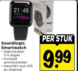 Vomar Voordeelmarkt Soundlogic Smartwatch aanbieding