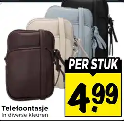 Vomar Voordeelmarkt Telefoontasje aanbieding