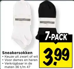 Vomar Voordeelmarkt Sneakersokken aanbieding