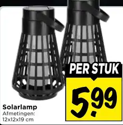 Vomar Voordeelmarkt Solarlamp aanbieding