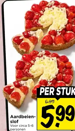 Vomar Voordeelmarkt Aardbeien- slof aanbieding