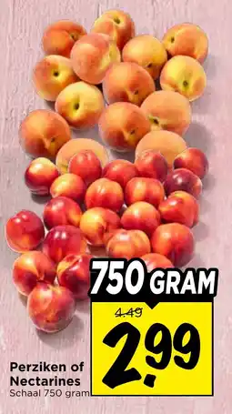Vomar Voordeelmarkt Perziken of Nectarines aanbieding