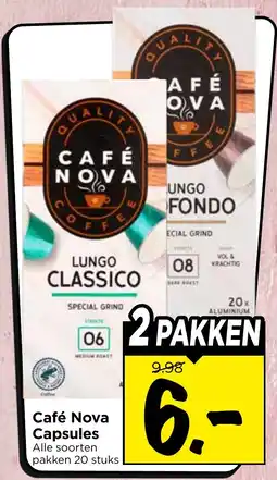 Vomar Voordeelmarkt Café Nova Capsules aanbieding