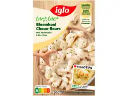 Hoogvliet Iglo Crème de la crème bloemkool aanbieding