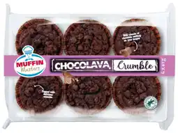 Hoogvliet Muffin mas Muffin chocolava crumble aanbieding