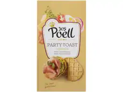 Hoogvliet Jos Poell Party toast naturel aanbieding