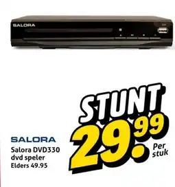 Hoogvliet Salora DVD330 dvd speler aanbieding