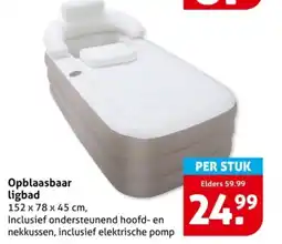 Hoogvliet Opblaasbaar ligbad aanbieding