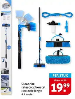 Hoogvliet Cleanrite telescoopborstel aanbieding