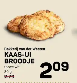 Ekoplaza Bakkerij van der westen kaas-ui broodje aanbieding