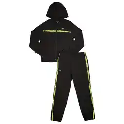 Foot Locker Lacoste Grid Taped Trainingspakken Kinder - Zwart - Maat 140 - 152 CM - Poly Woven aanbieding