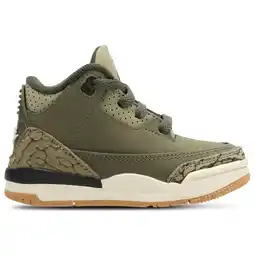 Foot Locker Jordan AJ3 Babyschoenen - Olijf - Maat 23.5 - Leer aanbieding