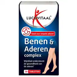 Holland & Barrett 1+1 gratis | Lucovitaal Benen & Aderen Complex - 30 tabletten aanbieding