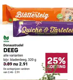 Ekoplaza Donaustrudel deeg aanbieding
