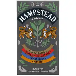 Holland & Barrett Online deals | Hampstead Zwarte Thee Assortiment 4 Smaken - 4x5 zakjes aanbieding