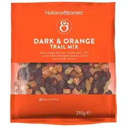 Holland & Barrett 2+1 gratis | Holland & Barrett Dark & Orange Trail Mix - 210g aanbieding