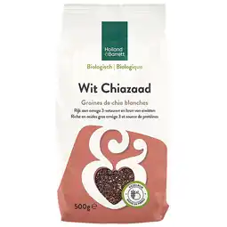 Holland & Barrett 2+1 gratis | Holland & Barrett Biologisch Wit Chiazaad - 500g aanbieding