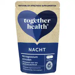 Holland & Barrett 2e product 50% korting | Together Health Nacht Capsules – 60 capsules aanbieding