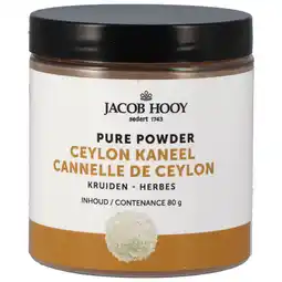 Holland & Barrett 1+1 gratis | Jacob Hooy Kaneel Ceylon - 80g aanbieding