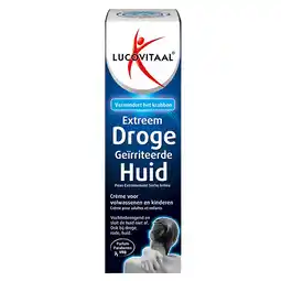 Holland & Barrett 1+1 gratis | Lucovitaal Extreem Droge Geïrriteerde Huid Crème - 50ml aanbieding