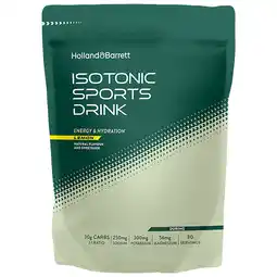 Holland & Barrett 1+1 gratis | Holland & Barrett Isotonic Sports Drink Lemon - 1050g aanbieding