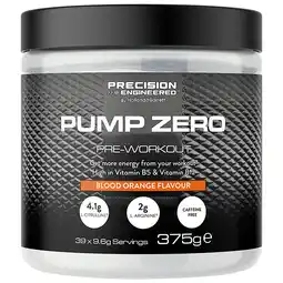 Holland & Barrett 1+1 gratis | Precision Engineered Pump Zero Pre-Workout Bloedsinaasappelsmaak - 375g aanbieding