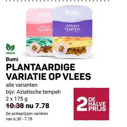 Ekoplaza Bumi plantaardige variatie op vlees aanbieding