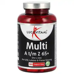 Holland & Barrett 1+1 gratis | Lucovitaal Multi A t/m Z 65+ - 180 tabletten aanbieding