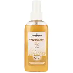 Holland & Barrett 1+1 gratis | Jacob Hooy Haarlemmerbruin Shimmer Spray SPF30 - 150ml aanbieding