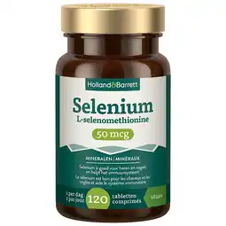 Holland & Barrett 1+1 gratis | Holland & Barrett Selenium 50mcg - 120 tabletten aanbieding
