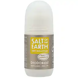 Holland & Barrett 1+1 gratis | Salt of the Earth Deodorant Amber & Sandalwood Roll-on - 75ml aanbieding