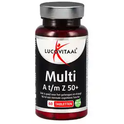 Holland & Barrett 1+1 gratis | Lucovitaal Multi A-Z 50+ (60 Tabletten) aanbieding