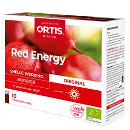 Holland & Barrett Online deals | Ortis Red Energy Original Vloeibaar Bio aanbieding