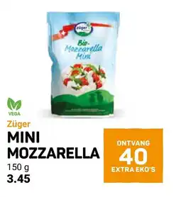 Ekoplaza Züger mini mozzarella aanbieding