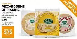 Ekoplaza La bio idea pizzabodems of piadine aanbieding