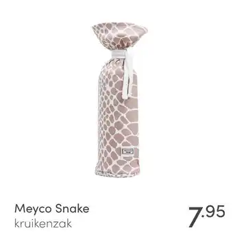 Baby & Tiener Meyco Snake kruikenzak aanbieding