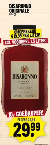 Super Dirck 3 Disaronno originale aanbieding