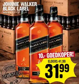 Super Dirck 3 Johnnie walker black label aanbieding