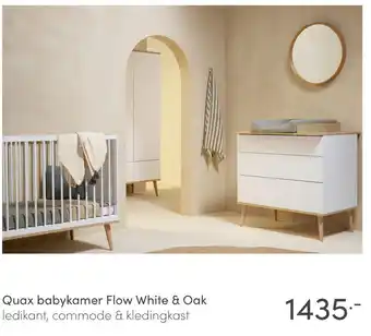 Baby & Tiener Quax babykamer Flow White & Oak aanbieding