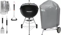 Coolblue Weber Original Kettle 57 cm Zwart Starterspakket aanbieding