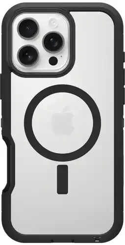 Coolblue OtterBox Defender XT iPhone 16 Pro Max Back Cover MagSafe Magneet Transparant Zwarte Rand aanbieding