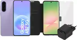 Coolblue Samsung Galaxy A57 128GB Paars 5G + Compleet Accessoirepakket aanbieding