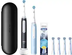 Coolblue Oral-B iO 3 Duo Pack Zwart en Blauw Value Pack aanbieding