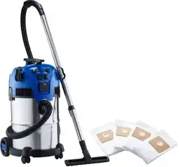 Coolblue Nilfisk Multi II 30 T VSC Inox + Nilfisk Stofzak voor Multi II (4x) aanbieding