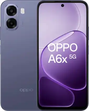 Coolblue OPPO A6x 128GB Paars 5G aanbieding