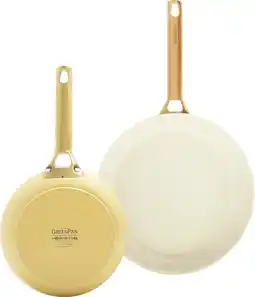 Coolblue GreenPan Padova Reserve 20 + 26 cm koekenpannenset Sunshine Yellow aanbieding
