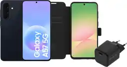 Coolblue Samsung Galaxy A57 256GB Donkerblauw 5G + Basis Accessoirepakket aanbieding
